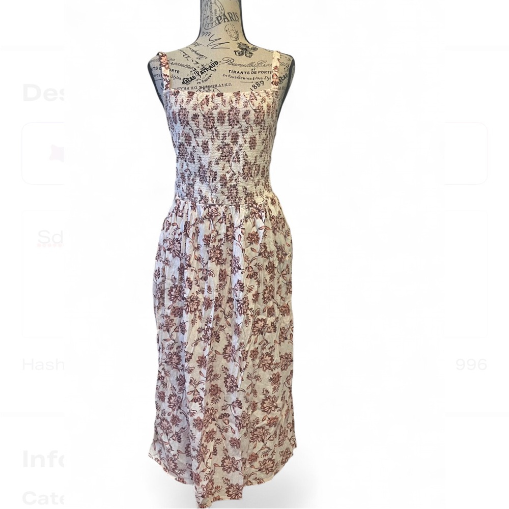 Old Navy Floral Print Women's Dress Size Large Sun Dress